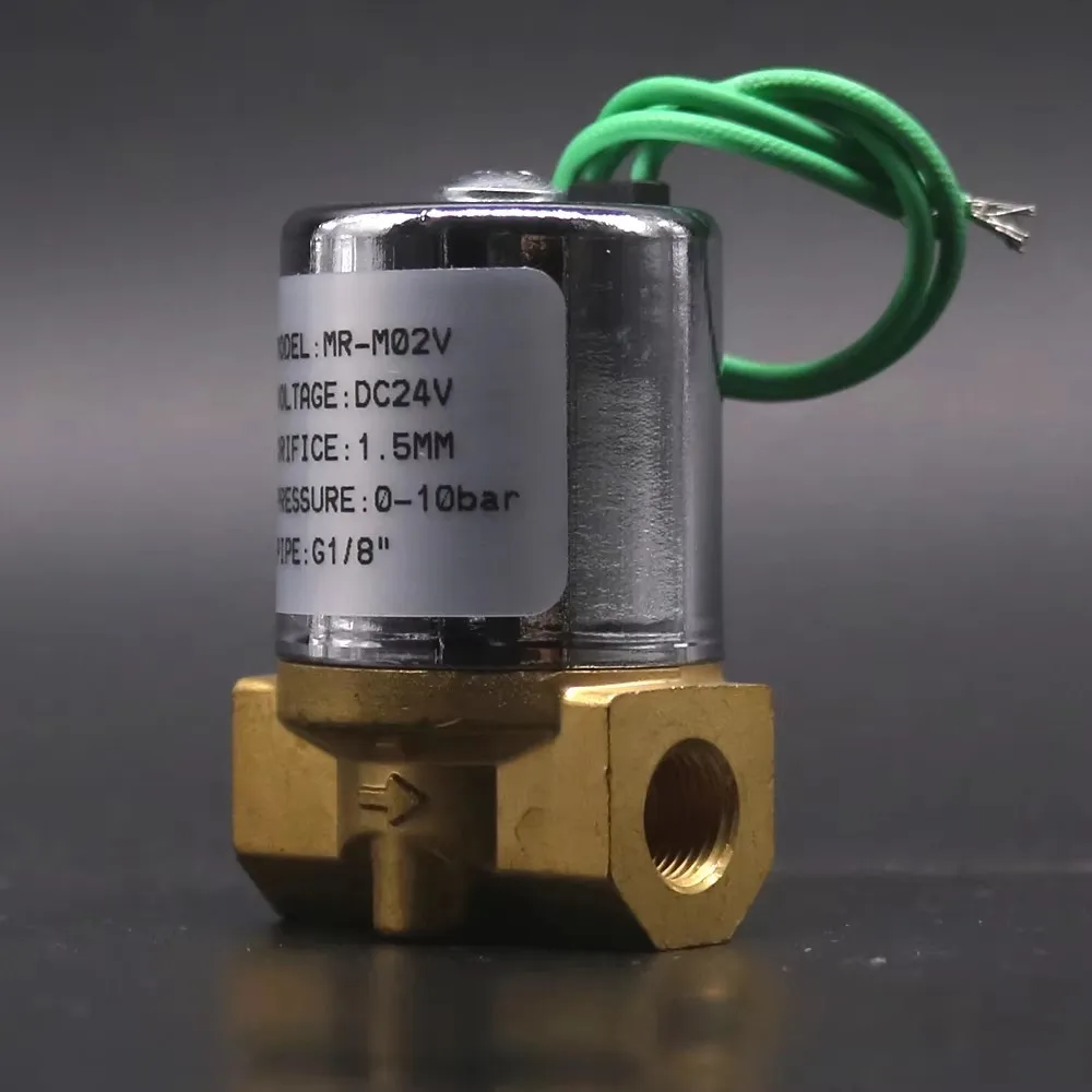 

топливный клапан, электромагнитный клапан 12 В, 24 В постоянного тока, латунь, нормально закрытый дизельный клапан, устройство прямого действия 1,5 мм/2,5 мм/3 мм