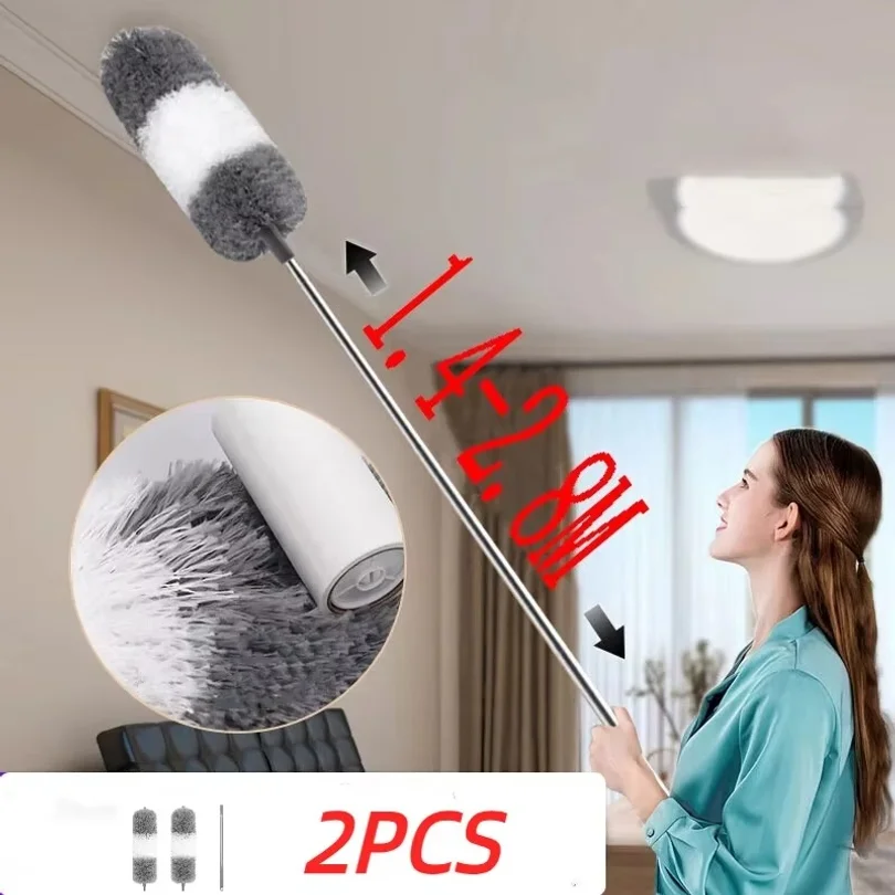 Duster Brush Microfiber Duster Extendable Gap Dust Tools Retractable Car Furniture Gap Cleaning Brush Household Cleaning Tools