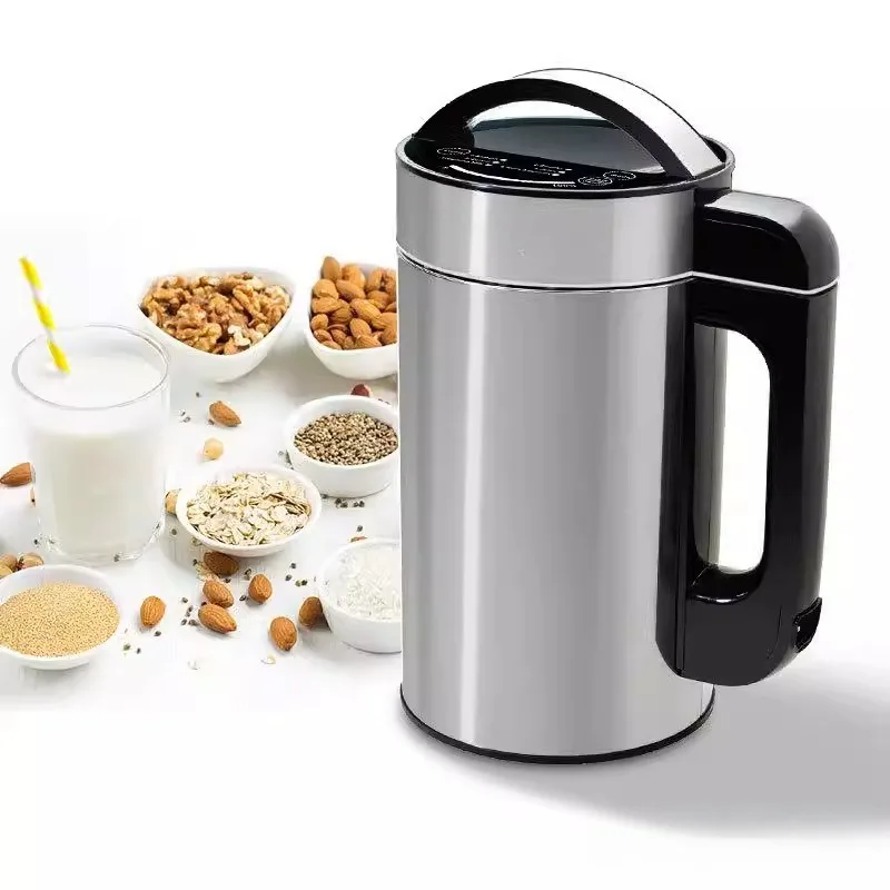 Fully automatic soy milk maker, juice mixer, household blender, stainless steel almond milk and nut machine