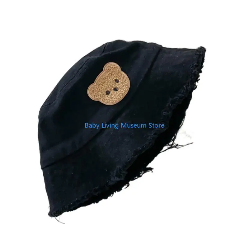 

P31C Classical Kid Sunshade Hat Wide-Brimmed Fisherman for Summer Adventures