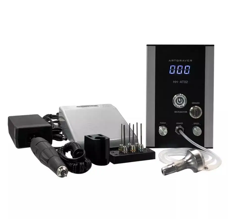 

Новый тип HH-AT02 Art Graver Пневматические гравировальные инструменты Гравировальный станок для ювелирных изделий Гравер-машина Гравер и микромотор вращающийся ручной