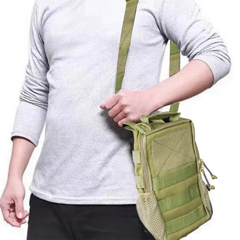 

A18E-Уличная велосипедная сумка, тактический пакет для хранения, сумка через плечо на одно плечо, передняя сумка для горного велосипеда, сумка для снаряжения