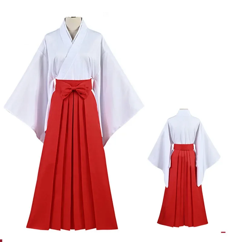 Disfraz de Anime Jujutsu Kaisen, disfraz de Iori Utahime, vestido tipo kimono, trajes de fiesta de Halloween, Tops para mujer adulta, falda roja