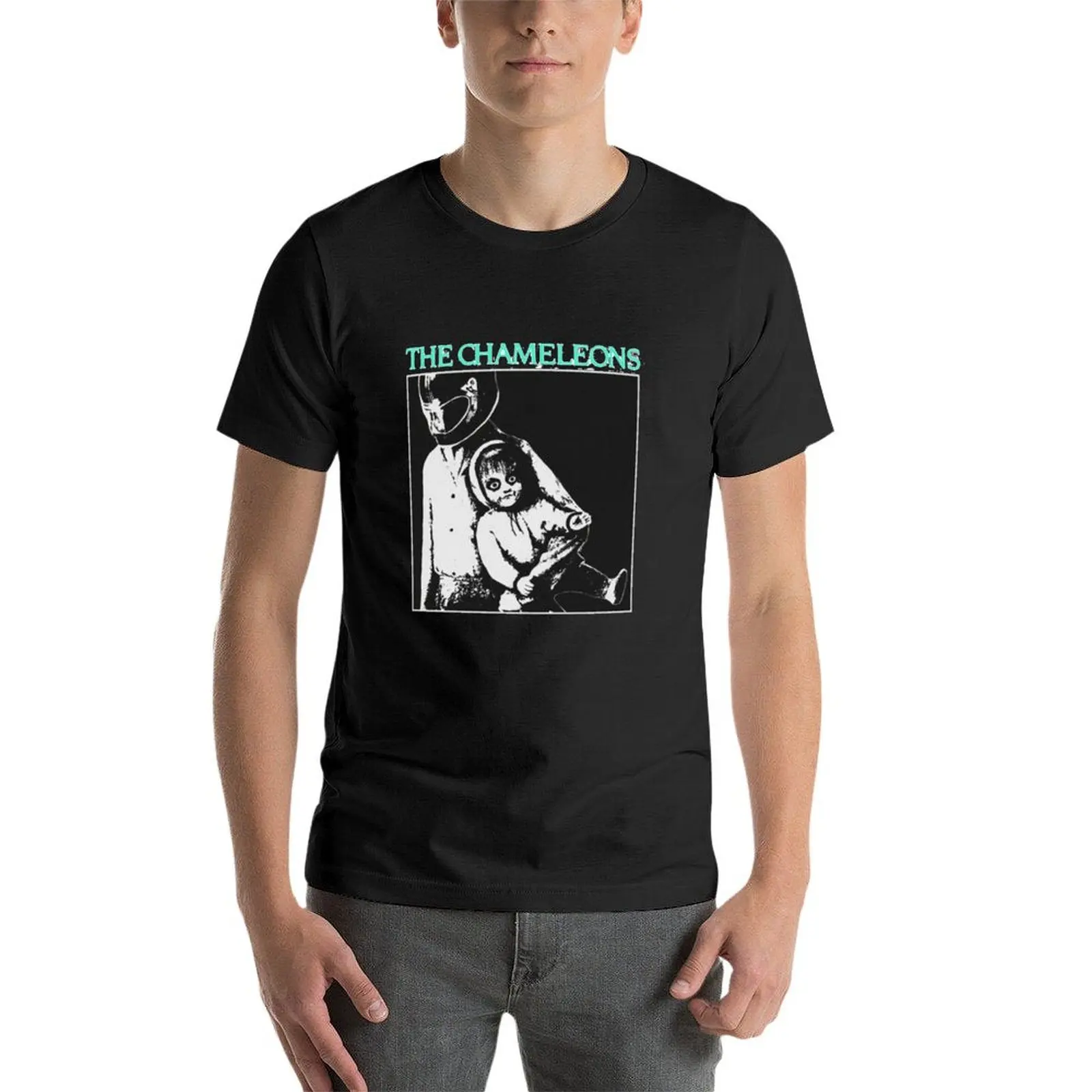 De Kameleons Uk T-Shirt Anime Graphics Jongens Blanken Zwaargewicht T-Shirts Voor Mannen