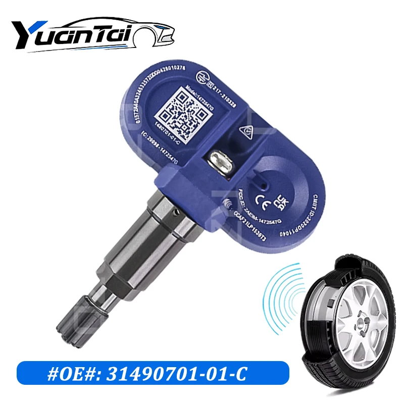 

1/2/4 шт. 1490701-01-C новый датчик TPMS Bluetooth датчик давления в шинах для Tesla Model 3 Y S X 1490701-01-B 149070101B 149070101C