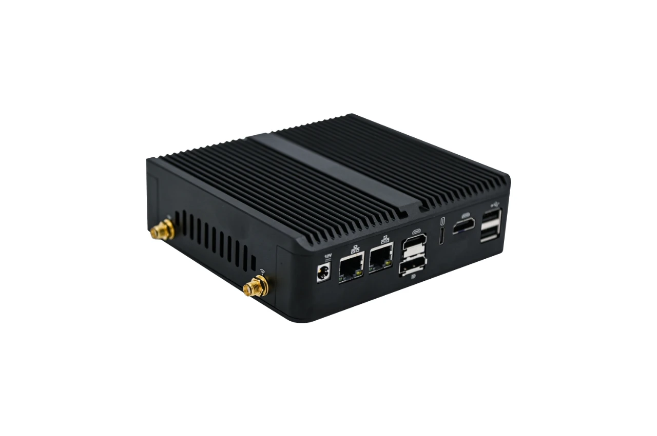 شاشة N-100 N200 DP Type-c RS232COM N100 Mini BOX PC #4