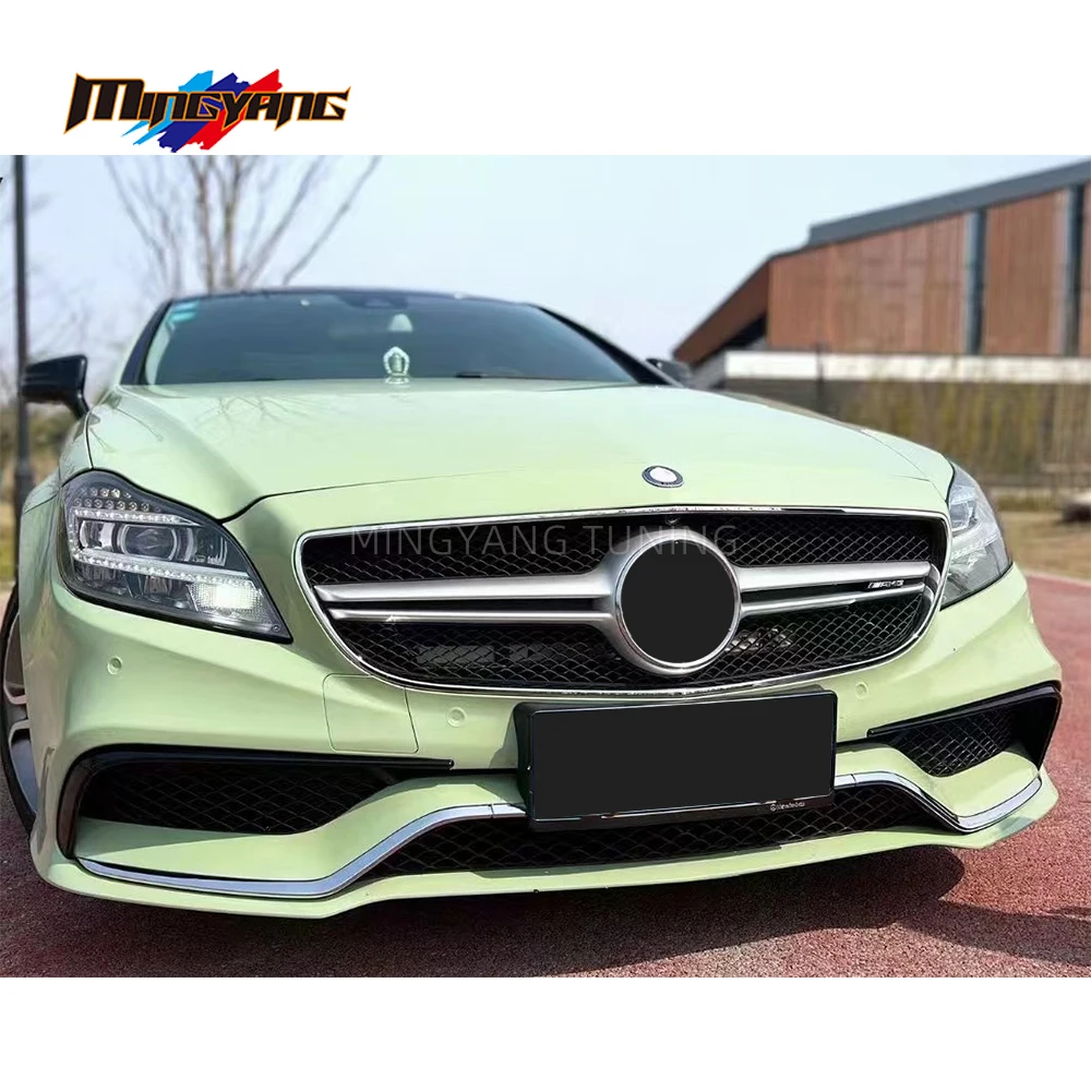 PP Plastic 2011-2018 Convertion Bodykit Car Bumper Accessories For Mercedes Benz CLS Class W218 Upgrade To CLS63 Body Kit
