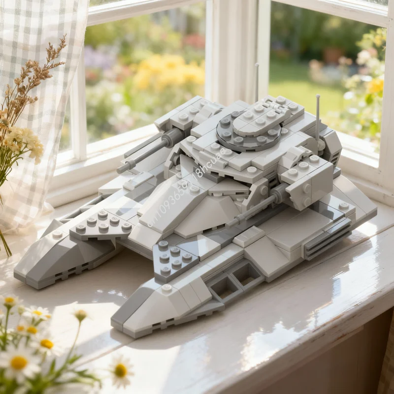 

278pcs MOC TX Saber Class Fighter Tank Recolored Star Battle Model Building Christmas Gift Blocks Architecture Toys Brick