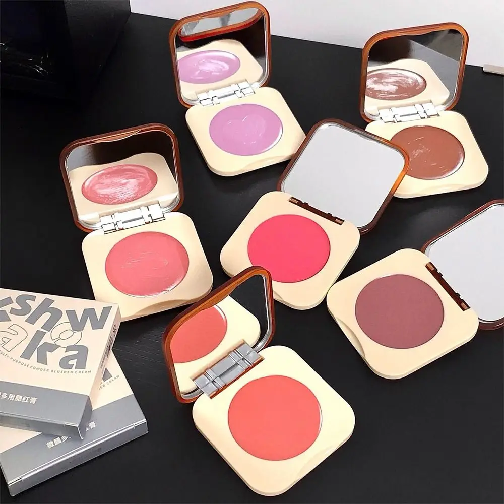 

Natural Monochrome Blusher Cream Matte Moisturizing Expanding Color Blusher Brighting Accessories Cosmetics Daily Makeup