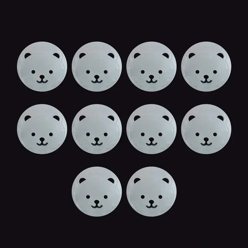 5/10pcs Bear EU Power Socket Electrical Outlet Baby Kids Child Safety Guard Protection Anti Electric Shock Plugs Protector Cover