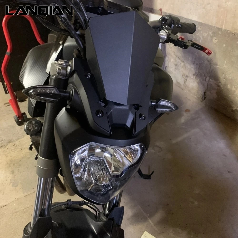 

Motorbike Wind Deflector Windscreen Front Windshield Accessories For YAMAHA MT 07 MT07 MT-07 FZ-07 2013 2014 2015 2016 2017 2018