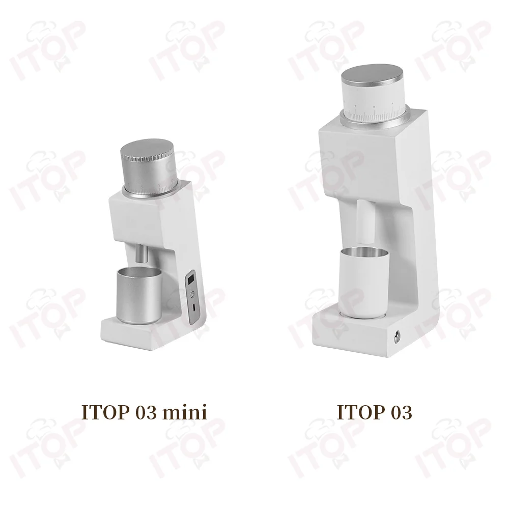 مطحنة قهوة صغيرة ITOP 03 من النوع C قابلة لإعادة الشحن ومحمولة مقاس 38 مم من الفولاذ المقاوم للصدأ بستة النواة