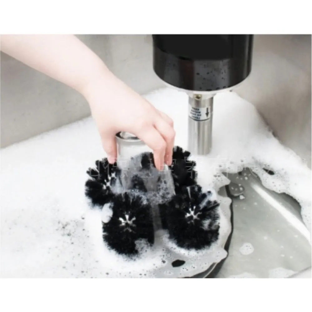 Lavatrice per vetro commerciale spazzola morbida elettrica rondella per tazza Bar ristorante cucina macchina per la pulizia del bicchiere da vino vajilla