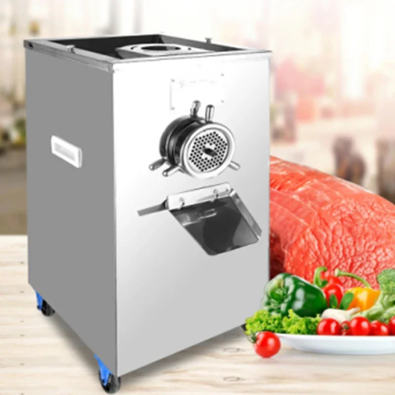 400 kg/h schiaccia aglio commerciale ad alta potenza elettrico pollo scheletro smerigliatrice tritacarne domestico 2.2kw