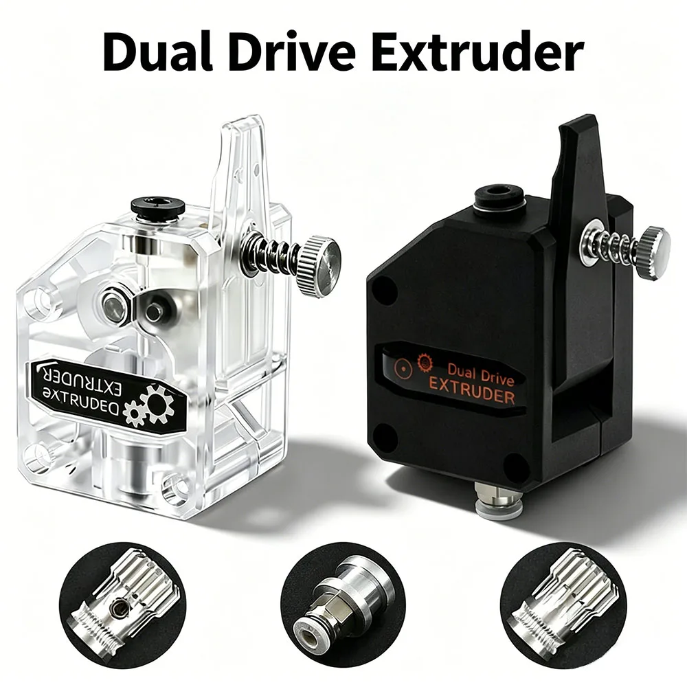 

3D Printer Upgrade Dual Drive Gear Extruder Hardened Steel Feed Gear For BMG Prusa DIY Bowden Direct Drive Extruder Parts