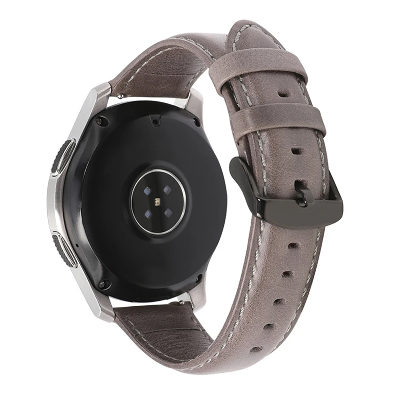 Кожаные ремешки Crazy Horse, быстросъемные для Huawei GT5/4/3, для часов Samsung 5/5pro, 18 мм, 20 мм, 22 мм, 24 мм, универсальный ремешок для часов