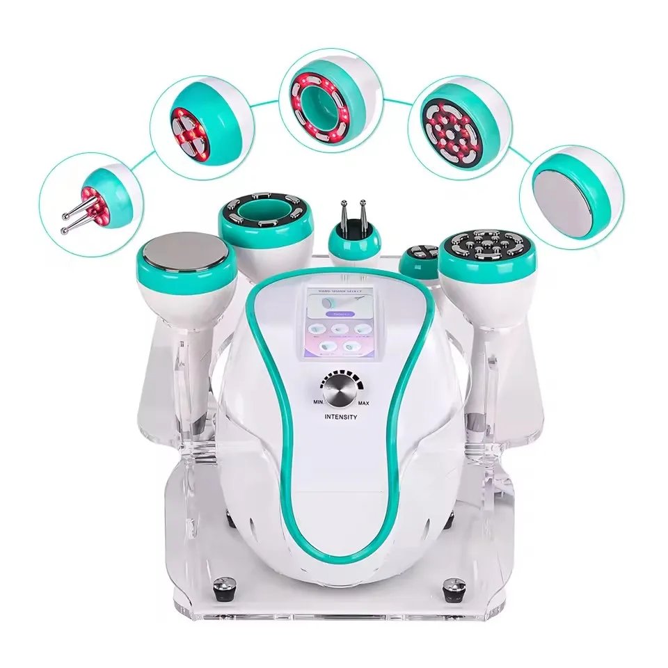 Home Use 80k Cavitation RF Massage Device 30kHz Body Slimming Skin Care Machine for Face and Body Targeting Neck and Head
