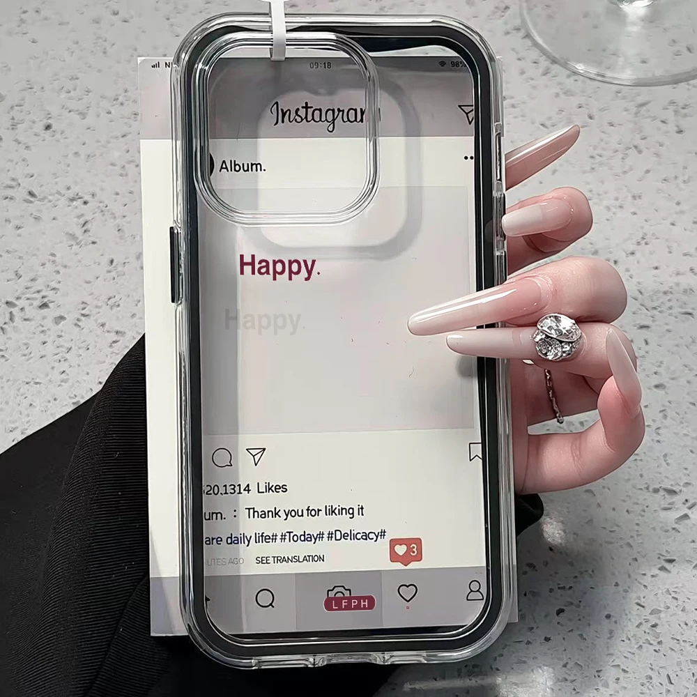 Minimalistische Transparente Handyhülle für Samsung Galaxy S26 Ultra S25 S24 edge s22 s23 Plus FE A57 A54 A55 A16 A35 A36 A37 5G Cover – Detail 2