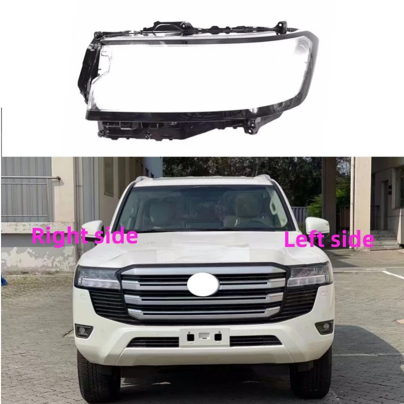 

For Toyota Land Cruiser 2022 2023 Car Headlight Shell Headlight Cover Headlamp Lens Headlight Glass Auto Shell Cover