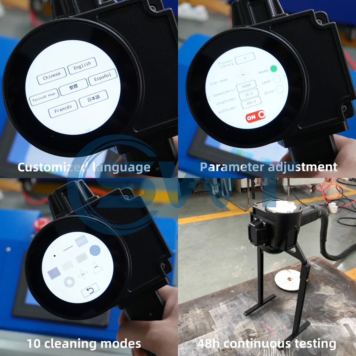 Automatic Cleaning Machine with Scanner Removing Dust