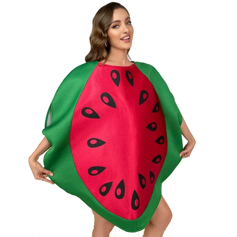 2024 Neuankömmling Erwachsene Männer Frauen Wassermelone Paar Halloween Kostüm