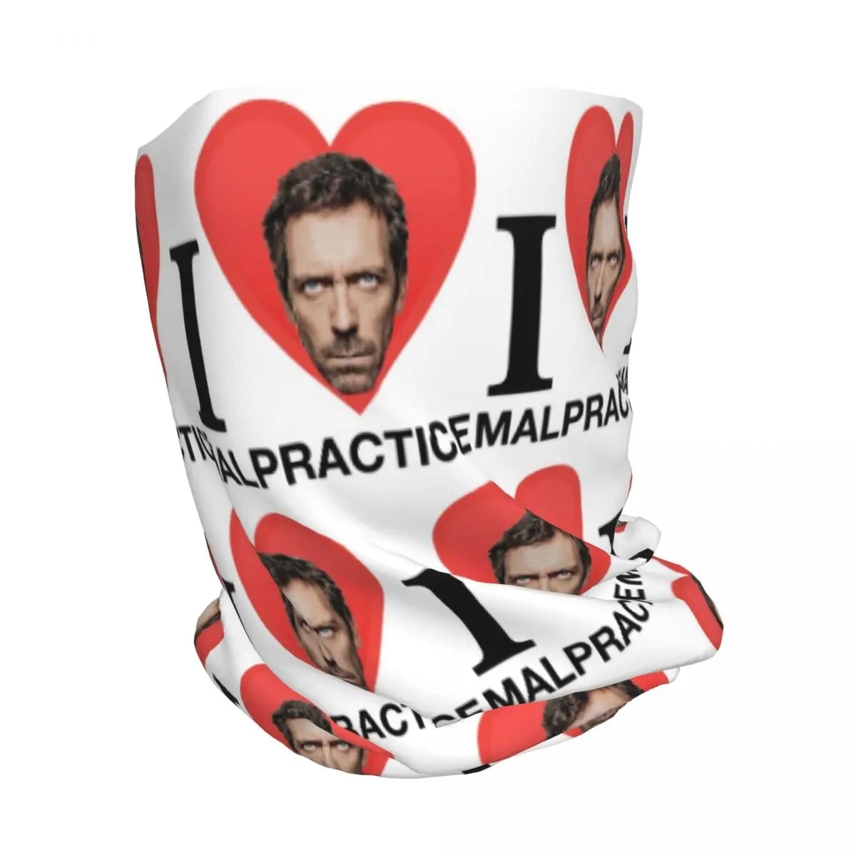House MD Malpractice Enthusiast Merch Bandana Neck Gaiter Wrap Scarf Multifunction Headband Beanies Hat Men Women Adult Winter