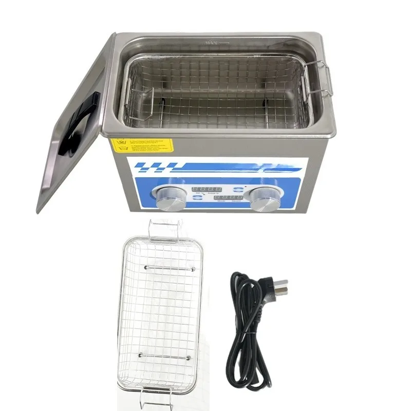 Sleek Desktop Ultrasonic Cleaner Small Laboratory Dental Washing Machine Compact Cleaning Equipment for Instruments Jewelry