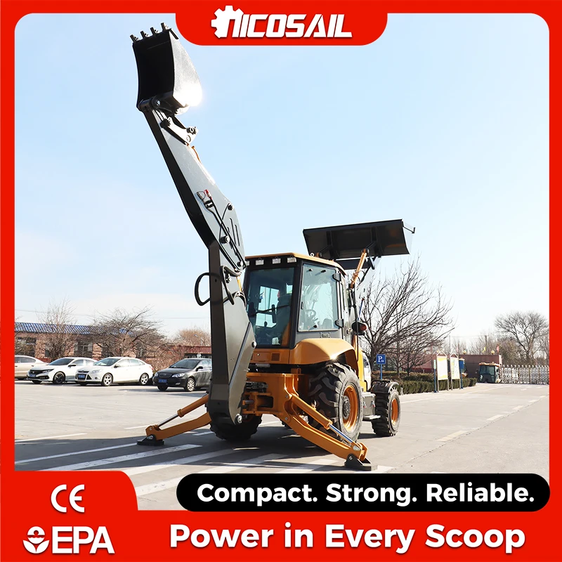 

Integrated Backhoe Loader Compact Tractor Backhoe Excavator Combo for Farm Construction OEM Factory Direct