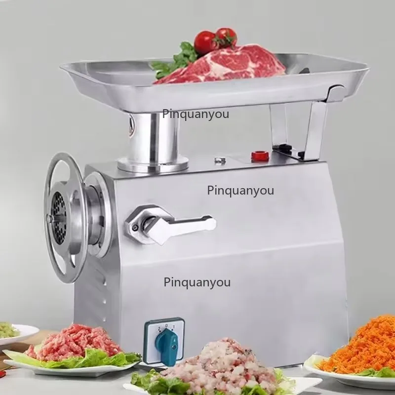 Professional Heavy-Duty Electric Meat Grinder Stainless Steel Mincer 250kg/h Capacity for Butchers 110/220V