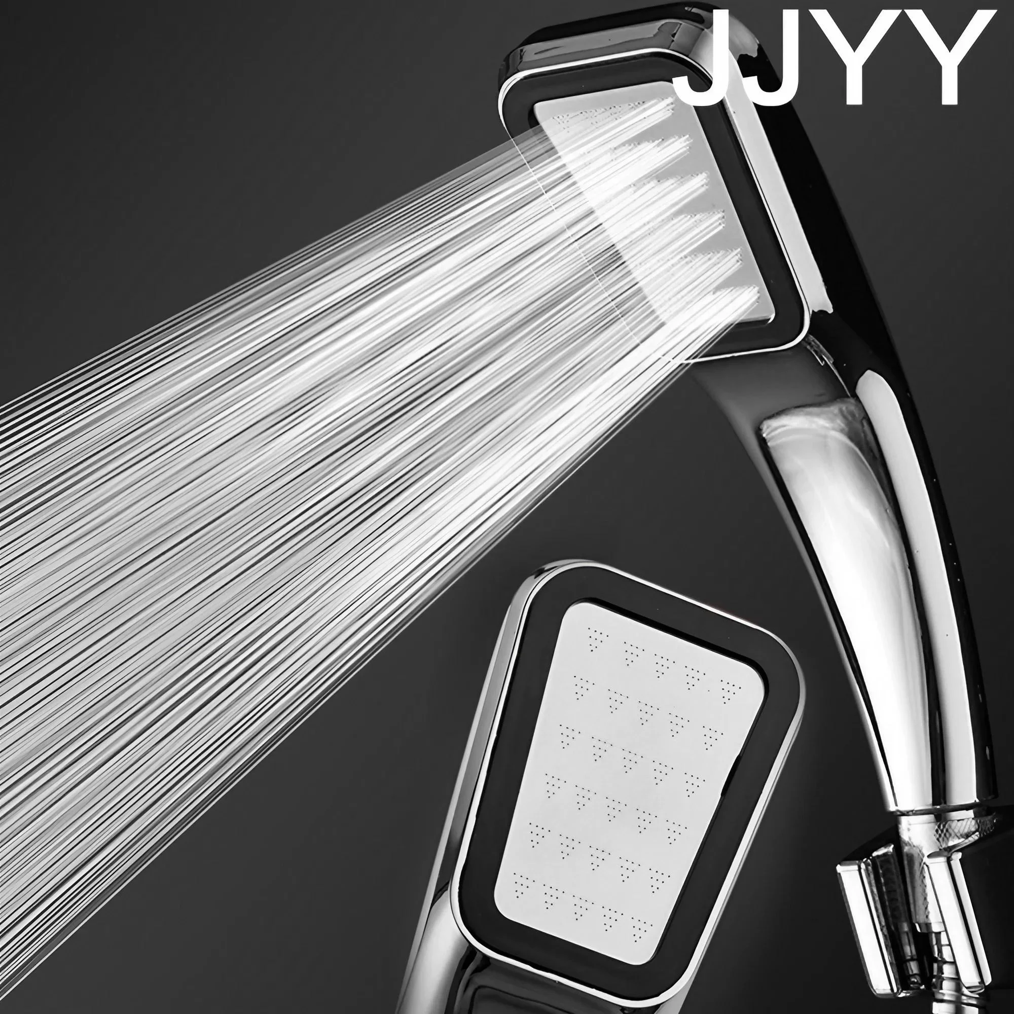 JJYY Handheld Shower Head with Switch High Pressure Water Saving 300 Holes Sprinkler Rainhead Bath Sprayer for Bathroom Shower