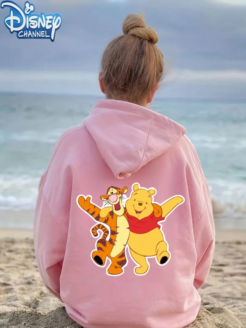 

Potdemiel Disney Женская уютная толстовка с Микки Маусом и фейерверком — повседневный пуловер для осеннего принта, всесезонный комфорт