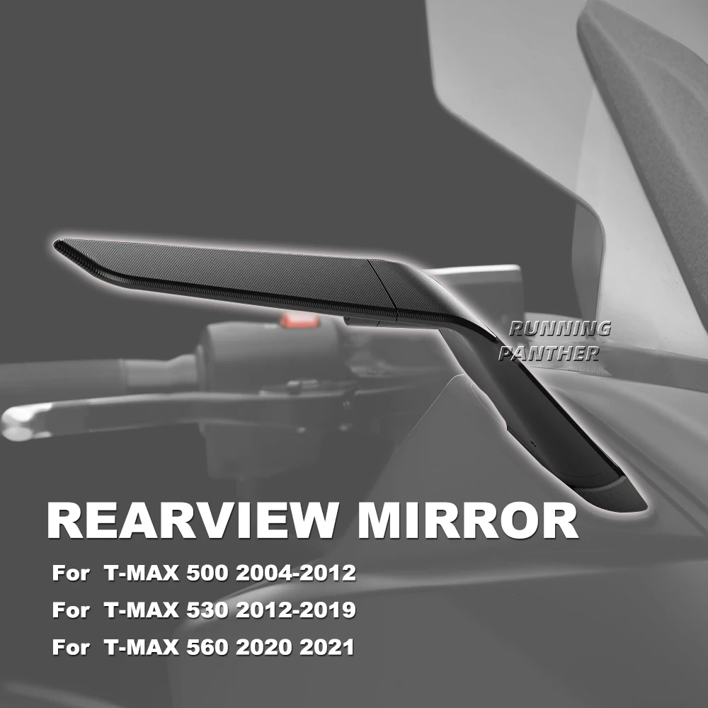 

Motorcycle Mirrors Stealth Winglets Mirror Kit Rotatable For YAMAHA T-MAX 560 2020 2021 TMAX 500 2004-2012 T-MAX530 2012-2019