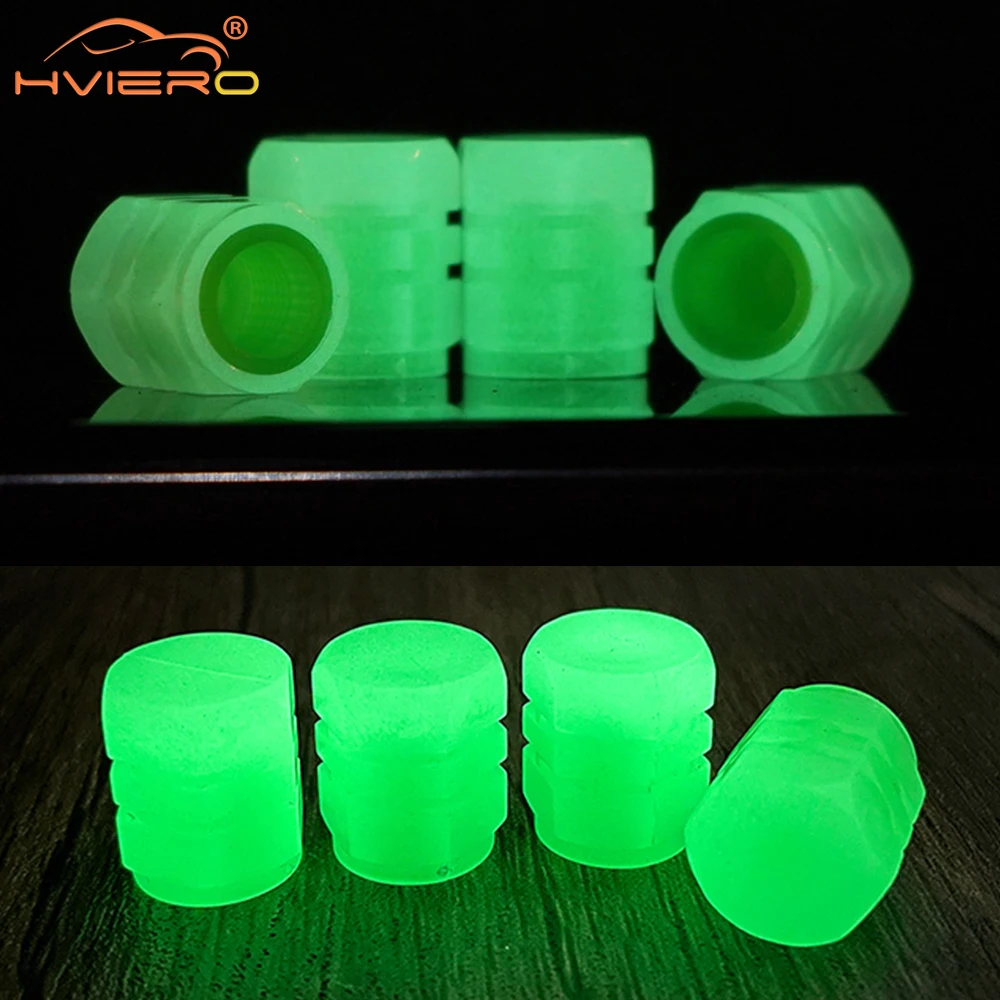 

2~10X Car Luminous Valve Cap Plastic ABS Dust-proof Decorative Tires Accessories Universal Tyre Stem Cover Motorcycle Bike Stems