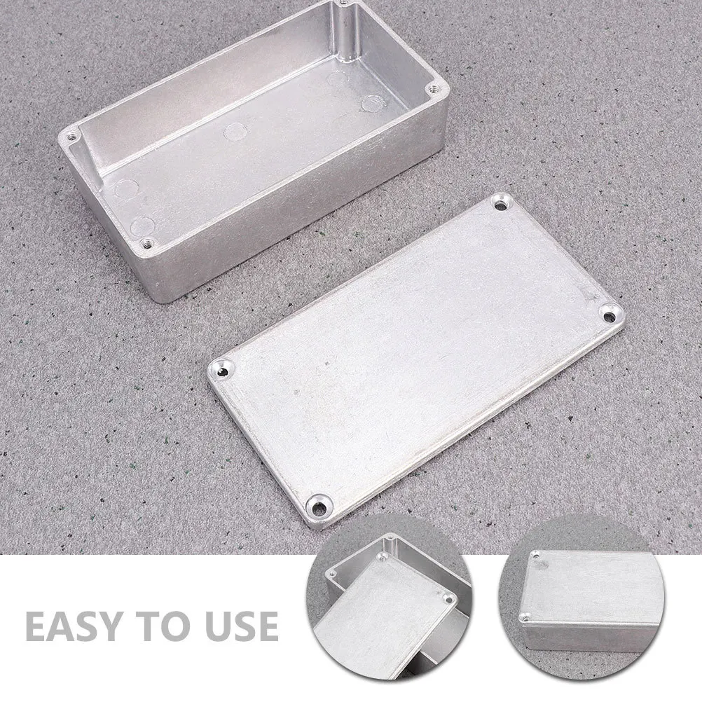 

Die-Cast Aluminum Enclosure Guitar Pedal Case Durable Electronics Box Project Box Stomp Effects Pedal Housing Guitar Effect Case