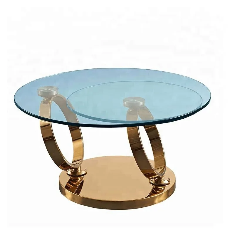 Modern simple Internet celebrity round living room coffee table creative side few round child and mother coffee table living roo