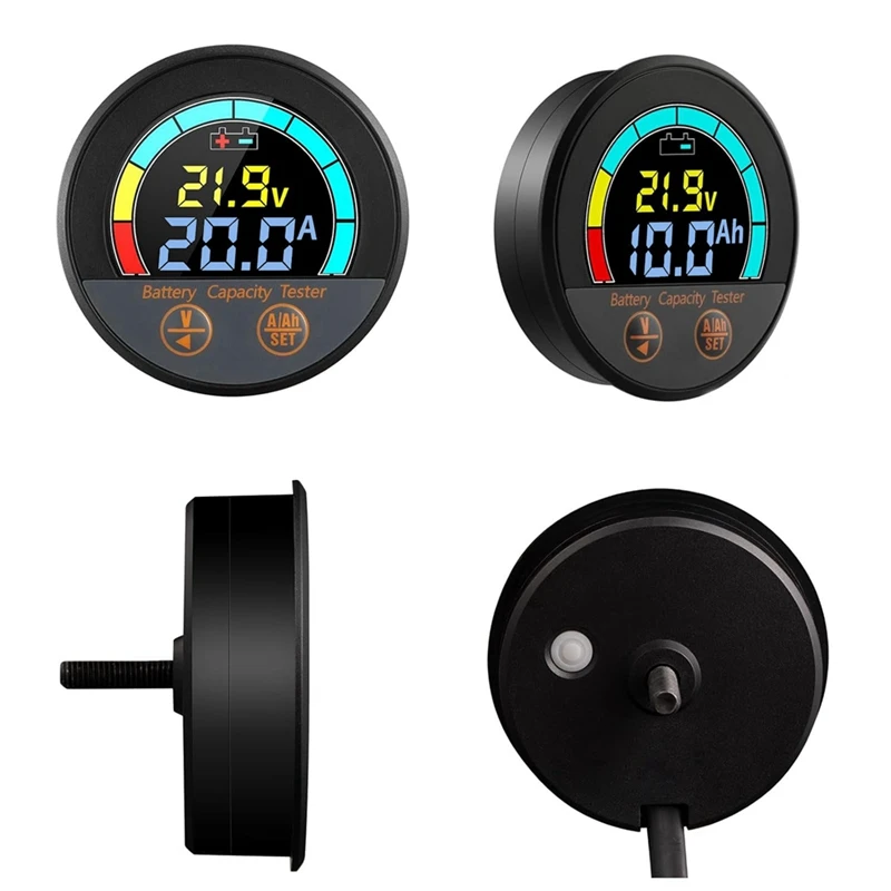 Waterproof IP67 Battery Tester 10-100V with 100A Shunt Energy Saving Capacity Monitor /SoC/Ah for Lithium, LiFePO4-DTB1