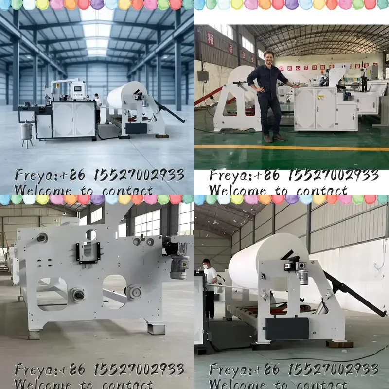Integrated Steel Frame Disposable Toilet Roll Production Line Independent Motor Pneumatic Brake Embossing System
