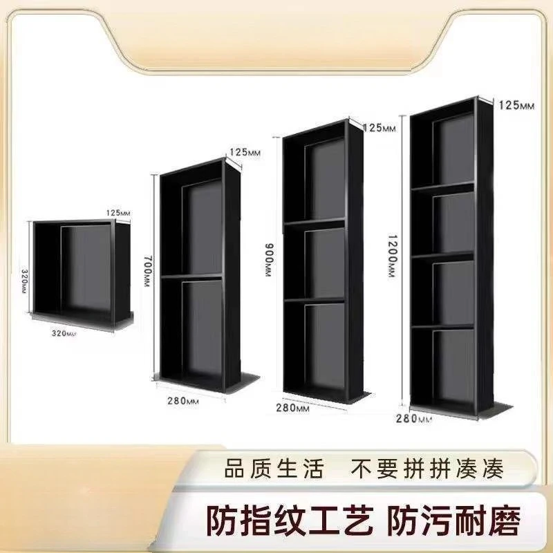 Niche toilet bathroom tv cabinet metal baffle rack