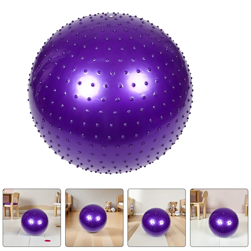 Spiked Massage Yoga Ball 75Cm Deep Tissue Relaxation Sensory Ball for Children Adults Stability Pilates Pregnancy