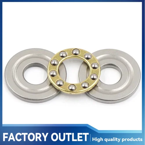 Mini rodamiento de bolas de empuje Axial plano 3 en 1, F2-6M, F3-8M, F4-10M, F5-10M, F6-12M, F7-17M, F8-16M, F10-18M