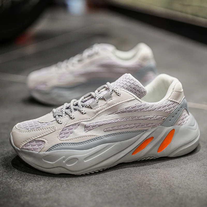 

2025Summer New Breathable Comfortable Lightweight High-Quality Coconut Reflective Dad Shoes Casual Men's Shoes39-44