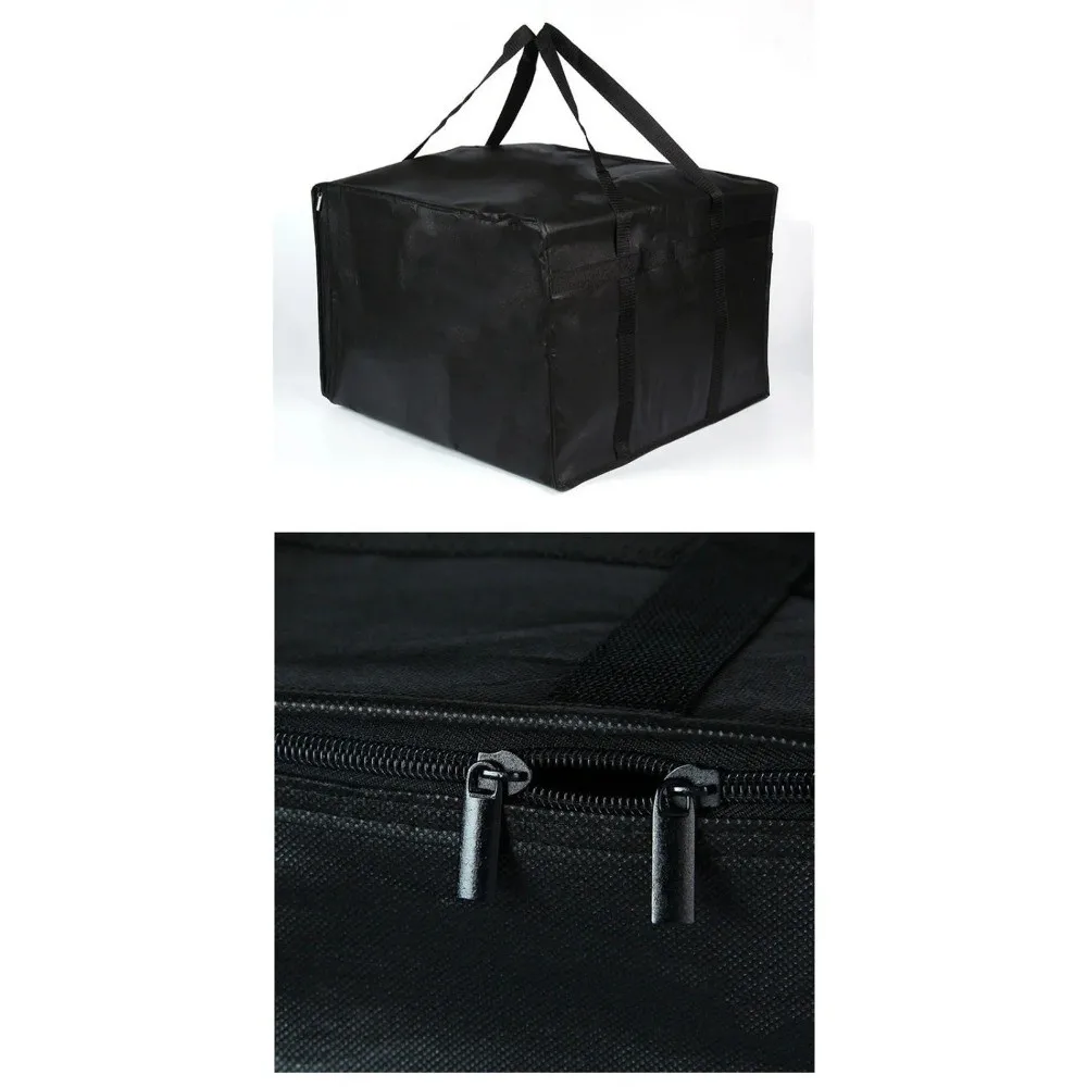 Reusable Food Develivey Bag Fully Insulated Lightweight Pizza Carrier Bag Fresh Keeping Hot Cold Food Storage Case image 3