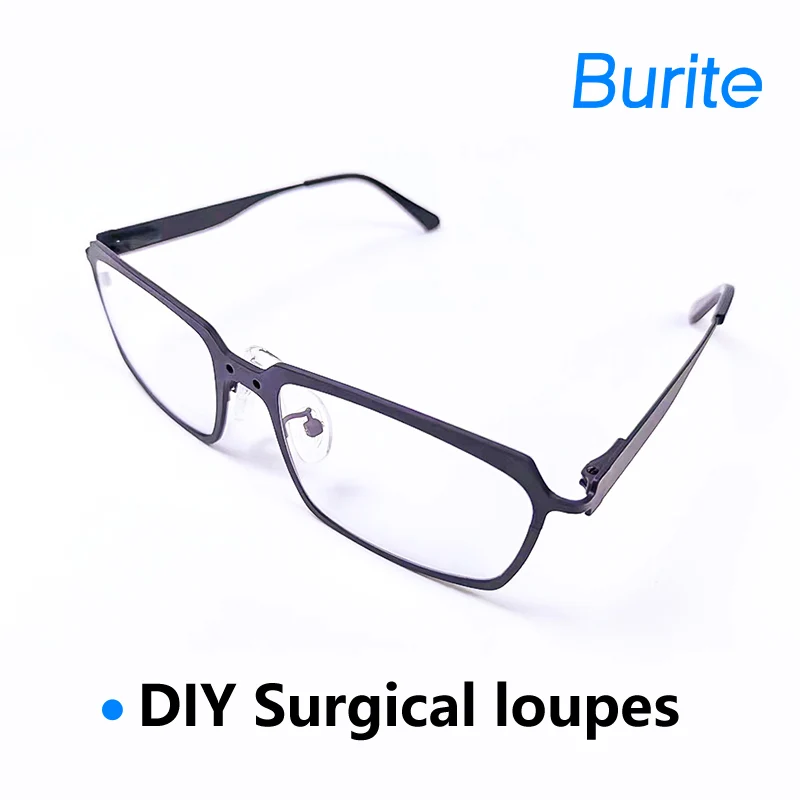 Burite Frame with  Holes Dental Loupe Accessories or Brass with  Holes for Binocular Dental Loupes Magnifier Accessory Part