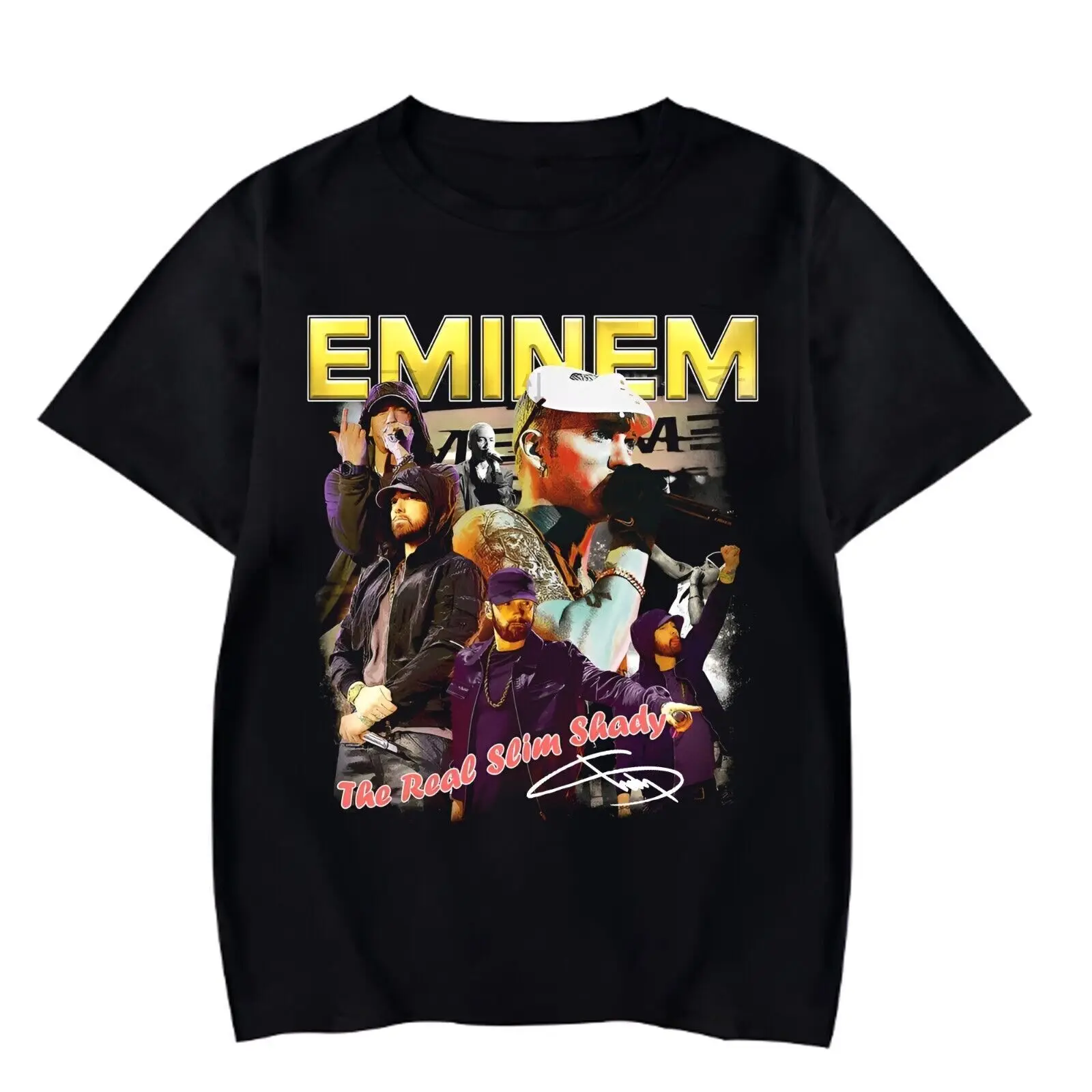 

Eminem Singer Shirt Cotton Black S-2345XL T-Shirt P1637