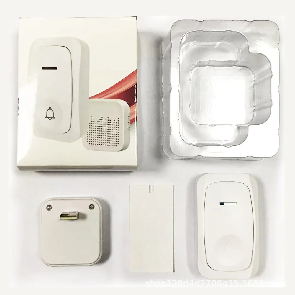 STLF  M2 Wireless Doorbell Home Low Power Consumption Intelligent Super Long Distance Waterproof USB Power Supply One Two