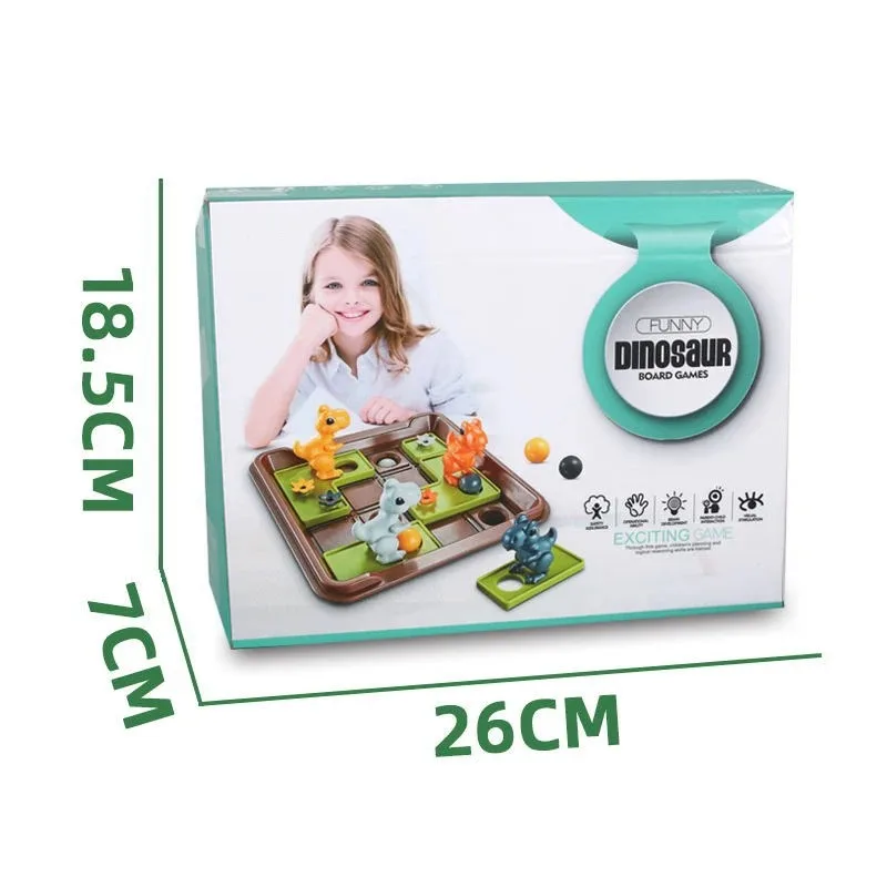 Kids 3D Jigsaw Puzzle Toy Dinosaur Astronaut Board Memory Reasoning Game Interactive Logical Thinking Training Educational Toys