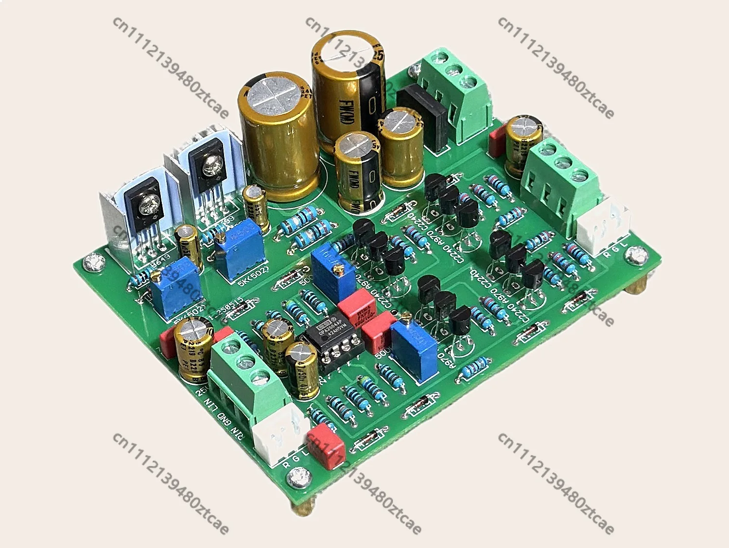 OPA2604AP Buffer Pre-stage Signal Amplifier Board Kit PCB Empty Board Reference Malan Line Improved