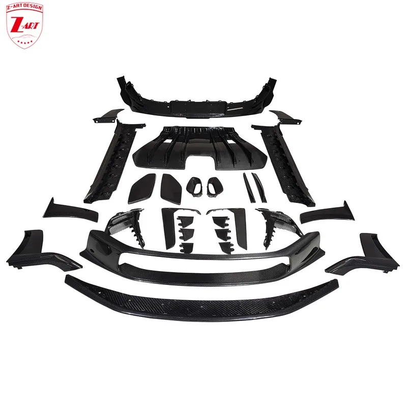 Z-ART 992 GT3RS OEM Body Kit for Porsche 992 GT3 RS  Dry Carbon Fiber OEM Kit for Porsche 911 GT3 RS 2022+ Plastic To Dry Carbon