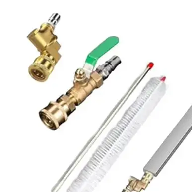 

1set 24" High-Pressure Radiator Cleaning Wand Tool - 4500 PSI For Tough Access Garden Cleaning Tools Pressure Washer Parts