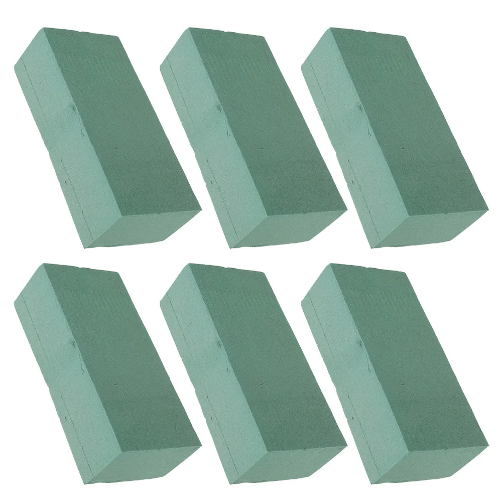 6 قطعة تشكيلة زهور كتل رغوة لوازم الأزهار للزهور الطازجة أحداث الزفاف قواعد ذاتية الصنع حديقة الطين زهرة ماصة للماء